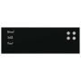 Pizarra magnética de pared vidrio templado negro 60x20 cm de , Pizarras blancas - Ref: Foro24-4008616, Precio: 20,34 €, Descu...