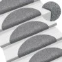 Alfombrillas de escalera autoadhesivas 10 uds gris 56x17x3 cm de vidaXL, Alfombrillas para escalones - Ref: Foro24-149681, Pr...