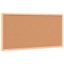Tablero de corcho con marco de madera de pino macizo 60x30 cm de , Tablones de anuncios - Ref: Foro24-4017416, Precio: 24,37 ...