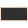 Pizarra con marco de madera maciza de pino negra 60x30 cm de , Tablones de anuncios - Ref: Foro24-4017409, Precio: 18,09 €, D...