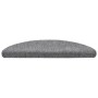 Alfombrillas de escalera autoadhesivas 10 uds gris 56x17x3 cm de vidaXL, Alfombrillas para escalones - Ref: Foro24-149681, Pr...