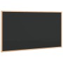 Pizarra con marco de madera maciza de pino negra 100x55 cm de , Tablones de anuncios - Ref: Foro24-4017414, Precio: 42,17 €, ...
