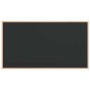 Pizarra con marco de madera maciza de pino negra 100x55 cm de , Tablones de anuncios - Ref: Foro24-4017414, Precio: 42,17 €, ...