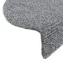 Alfombrillas de escalera autoadhesivas 10 uds gris 56x17x3 cm de vidaXL, Alfombrillas para escalones - Ref: Foro24-149681, Pr...