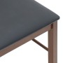 Sillas de comedor con cojines 2 uds madera maciza marrón caucho de , Sillas de comedor - Ref: Foro24-4102426, Precio: 104,33 ...