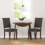 Sillas de comedor con cojines 2 uds madera maciza marrón caucho de , Sillas de comedor - Ref: Foro24-4102487, Precio: 187,50 ...