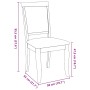 Sillas de comedor con cojines 2 uds madera maciza marrón caucho de , Sillas de comedor - Ref: Foro24-4102487, Precio: 187,50 ...