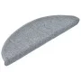 Alfombrillas de escalera 10 unidades gris claro 56x17x3 cm de vidaXL, Alfombrillas para escalones - Ref: Foro24-149741, Preci...