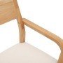 Sillas de comedor con cojines 2uds madera maciza natural caucho de , Sillas de comedor - Ref: Foro24-4102509, Precio: 217,63 ...