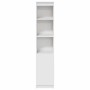 Aparador alto blanco 37,5x35x180 cm madera de ingeniería de , Aparadores - Ref: Foro24-861670, Precio: 86,01 €, Descuento: %
