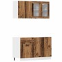 Mueble de cocina 4 piezas madera contrachapada madera vieja de , Armarios de cocina - Ref: Foro24-3328573, Precio: 278,20 €, ...