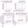Mueble de cocina 4 piezas madera contrachapada madera vieja de , Armarios de cocina - Ref: Foro24-3328573, Precio: 278,20 €, ...