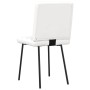 Sillas de comedor 4 unidades cuero sintético blanco de , Sillas de comedor - Ref: Foro24-3315219, Precio: 168,57 €, Descuento: %