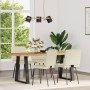 Sillas de comedor 4 unidades cuero sintético color crema de , Sillas de comedor - Ref: Foro24-3315267, Precio: 168,17 €, Desc...