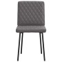 Sillas de comedor 2 unidades cuero sintético gris de , Sillas de comedor - Ref: Foro24-4101115, Precio: 87,54 €, Descuento: %