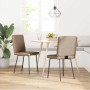 Sillas de comedor 2 unidades cuero sintético color capuchino de , Sillas de comedor - Ref: Foro24-4101117, Precio: 89,87 €, D...