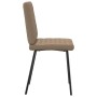 Sillas de comedor 2 unidades cuero sintético color capuchino de , Sillas de comedor - Ref: Foro24-4101117, Precio: 89,87 €, D...