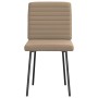 Sillas de comedor 6 unidades cuero sintético color capuchino de , Sillas de comedor - Ref: Foro24-3315540, Precio: 251,04 €, ...