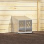 Nido para gallinas con 2 compartimentos plateado galvanizado de , Jaulas y habitáculos para animales pequeños - Ref: Foro24-8...