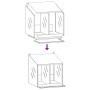Nido para gallinas con 2 compartimentos plateado galvanizado de , Jaulas y habitáculos para animales pequeños - Ref: Foro24-8...