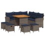 Set de sofás de jardín en forma de L con cojines 6 pzas gris de , Conjuntos de jardín - Ref: Foro24-3213544, Precio: 569,95 €...