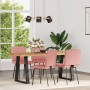 Sillas de comedor 4 unidades cuero sintético rosa de , Sillas de comedor - Ref: Foro24-3315273, Precio: 171,23 €, Descuento: %