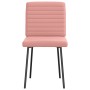 Sillas de comedor 4 unidades cuero sintético rosa de , Sillas de comedor - Ref: Foro24-3315273, Precio: 171,23 €, Descuento: %