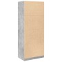 Armario de madera de ingeniería gris hormigón 80x50x200 cm de , Armarios roperos - Ref: Foro24-3307750, Precio: 145,38 €, Des...