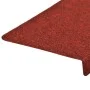 Alfombrillas de escalera 5 unidades rojo burdeos 65x21x4 cm de vidaXL, Alfombrillas para escalones - Ref: Foro24-149730, Prec...