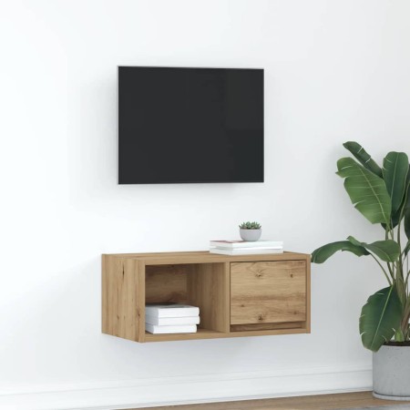Mueble para TV madera de ingeniería roble artisan 60x31x25,5 cm de , Muebles TV - Ref: Foro24-861452, Precio: 38,34 €, Descue...