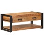 Mesa de centro madera maciza de acacia 90x50x38 cm de , Mesas de centro - Ref: Foro24-4016687, Precio: 243,69 €, Descuento: %
