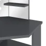 Tocador de esquina con LED gris 111x54x141,5 cm de vidaXL, Tocadores para dormitorios - Ref: Foro24-326532, Precio: 166,05 €,...