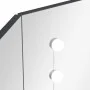 Tocador de esquina con LED gris 111x54x141,5 cm de vidaXL, Tocadores para dormitorios - Ref: Foro24-326532, Precio: 166,05 €,...