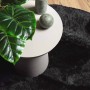 Alfombra peluda de pelo largo NAVARRA negra 120x120cm poliéster de , Alfombras - Ref: Foro24-4102902, Precio: 25,16 €, Descue...