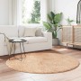 Alfombra peluda de pelo largo NAVARRA beige 160x160cm poliéster de , Alfombras - Ref: Foro24-4102909, Precio: 35,04 €, Descue...
