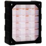 Organizador multicajones con 18 cajones intermedios 38x16x47 cm de vidaXL, Cajas de herramientas - Ref: Foro24-149597, Precio...