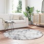 Alfombra de pelo largo NAVARRA gris claro 160x160 cm poliéster de , Alfombras - Ref: Foro24-4102914, Precio: 35,30 €, Descuen...