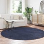 Alfombra de pelo largo NAVARRA azul marino 200x200 cm poliéster de , Alfombras - Ref: Foro24-4102923, Precio: 53,29 €, Descue...