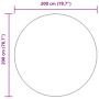 Alfombra de pelo largo NAVARRA azul marino 200x200 cm poliéster de , Alfombras - Ref: Foro24-4102923, Precio: 53,29 €, Descue...