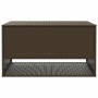 Cojines para exterior marrón 100x55x55,5 cm ratán sintético de , Cajas de almacenaje para exteriores - Ref: Foro24-4104142, P...