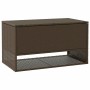 Cojines para exterior marrón 100x55x55,5 cm ratán sintético de , Cajas de almacenaje para exteriores - Ref: Foro24-4104142, P...