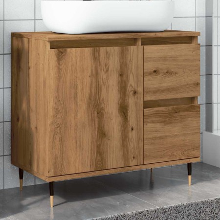 Armario de baño madera de ingeniería roble artisan 65x33x60 cm de , Tocadores de baño - Ref: Foro24-857224, Precio: 91,50 €, ...