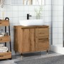 Armario de baño madera de ingeniería roble artisan 65x33x60 cm de , Tocadores de baño - Ref: Foro24-857224, Precio: 91,50 €, ...