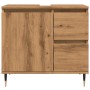 Armario de baño madera de ingeniería roble artisan 65x33x60 cm de , Tocadores de baño - Ref: Foro24-857224, Precio: 91,50 €, ...