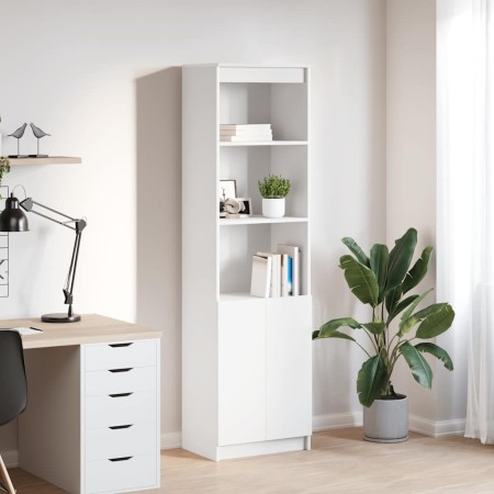 Aparador alto blanco 50x35x180 cm madera de ingeniería de , Aparadores - Ref: Foro24-3328462, Precio: 108,96 €, Descuento: %