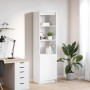 Aparador alto blanco 50x35x180 cm madera de ingeniería de , Aparadores - Ref: Foro24-3328462, Precio: 108,96 €, Descuento: %