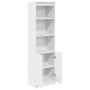 Aparador alto blanco 50x35x180 cm madera de ingeniería de , Aparadores - Ref: Foro24-3328462, Precio: 108,96 €, Descuento: %