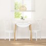Sillas de comedor 2 unidades madera maciza de caucho blanco de , Sillas de comedor - Ref: Foro24-4102407, Precio: 116,24 €, D...