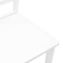 Sillas de comedor 2 unidades madera maciza de caucho blanco de , Sillas de comedor - Ref: Foro24-4102407, Precio: 116,24 €, D...