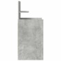 Mesilla de noche con 2 cajones gris hormigón 38x34x80 cm de , Mesitas de noche - Ref: Foro24-861361, Precio: 55,60 €, Descuen...
